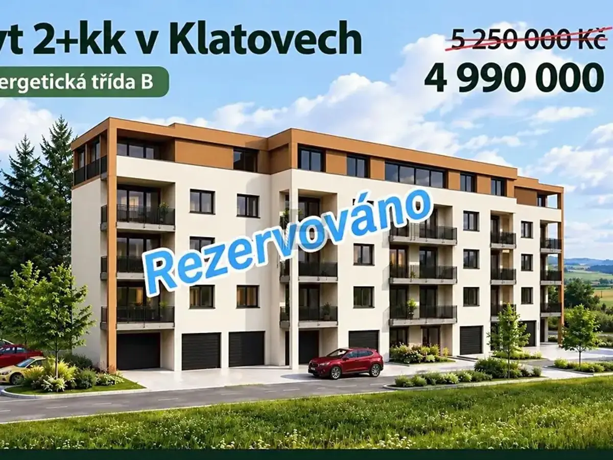 Prodej bytu 2+kk 55 m², Plánická · Klatovy