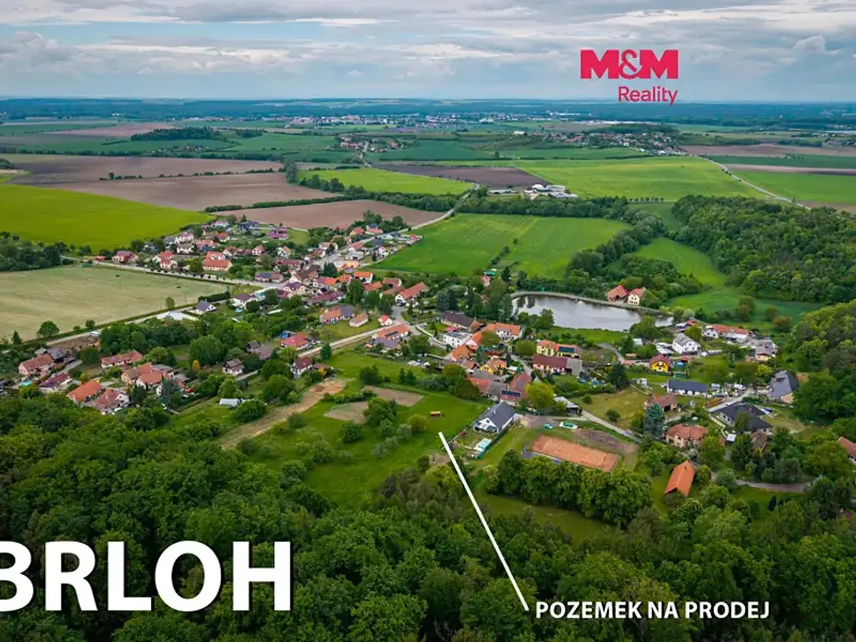 Prodej pozemku 4508 m², Brloh · okres Pardubice