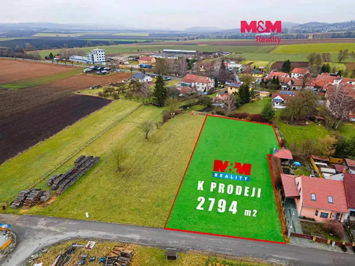 Prodej pozemku 2794 m², Cetkovice · okres Blansko