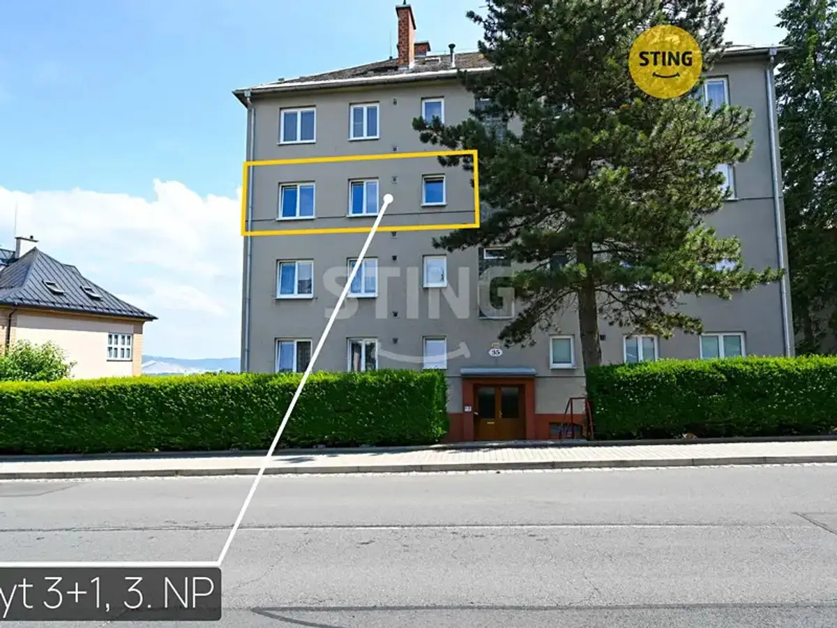 Prodej bytu 3+1 90 m², Jiráskova · Zábřeh na Moravě · Zábřeh