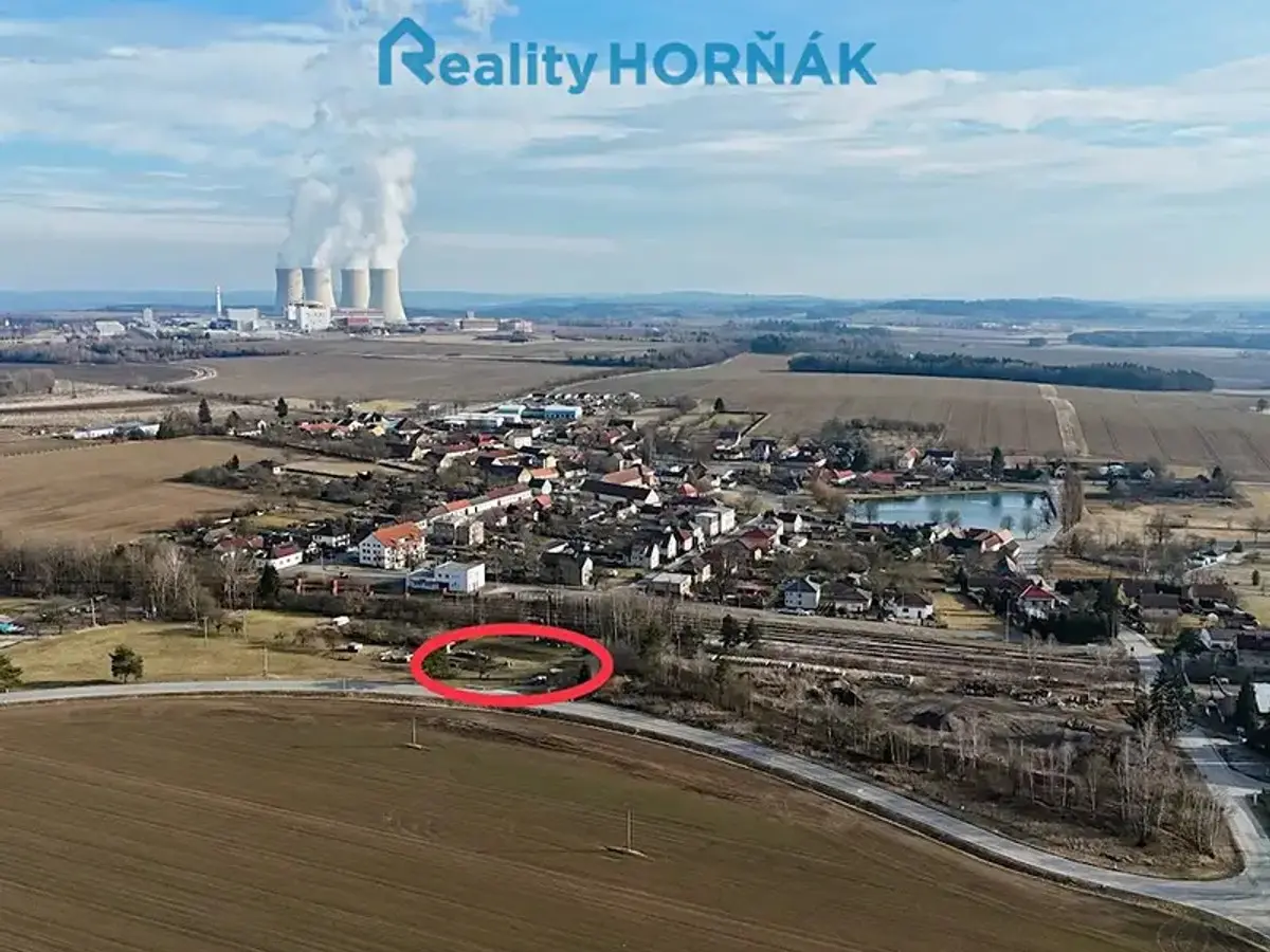 Prodej pozemku 1733 m², Temelín · okres České Budějovice