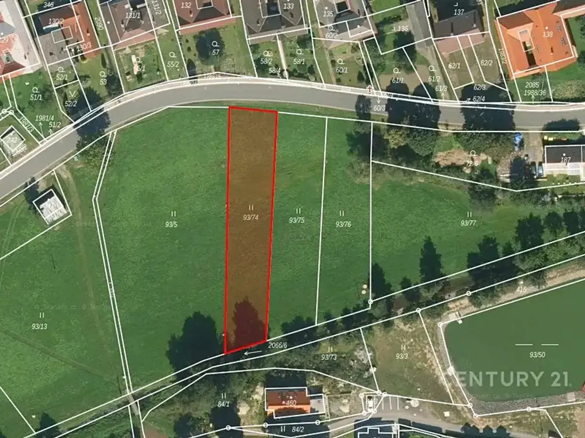 Prodej pozemku 1288 m², Kamenec u Poličky · okres Svitavy