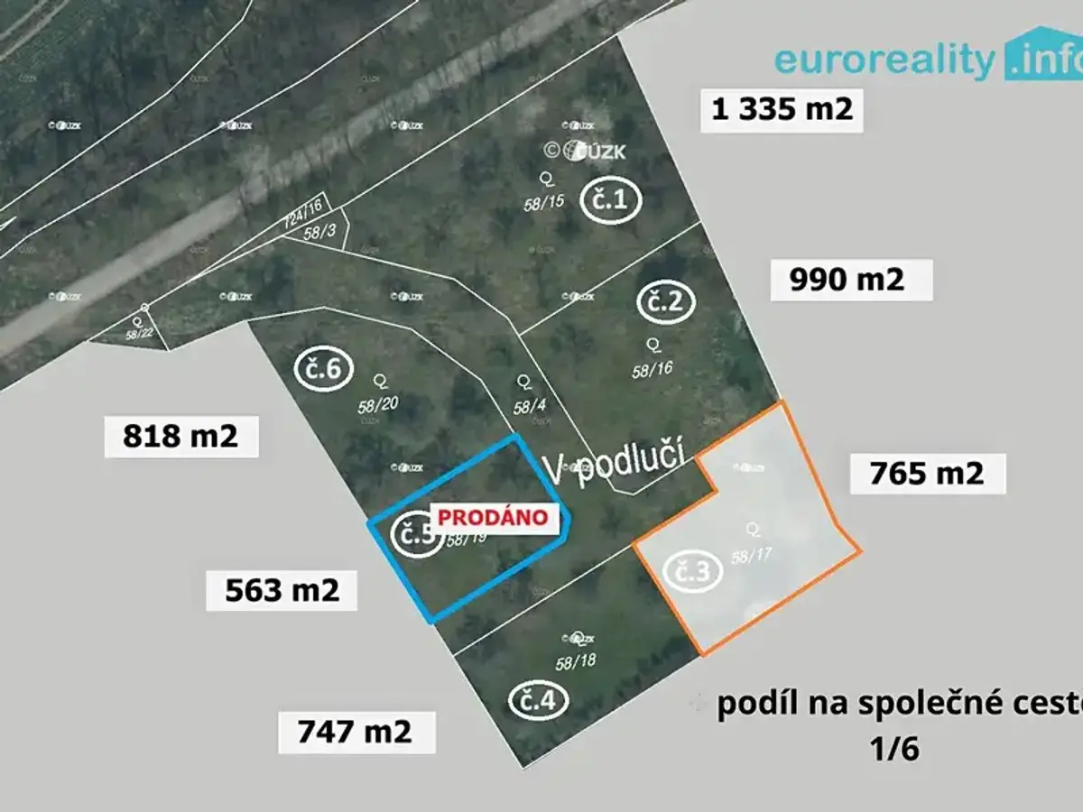 Prodej pozemku 765 m², Cukrovarská · Plzeň