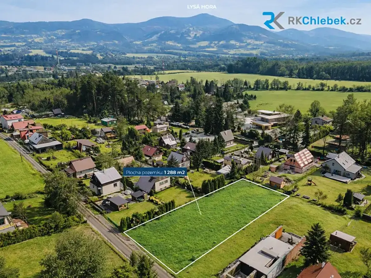 Prodej pozemku 1288 m², Frýdlant nad Ostravicí · okres Frýdek-Místek