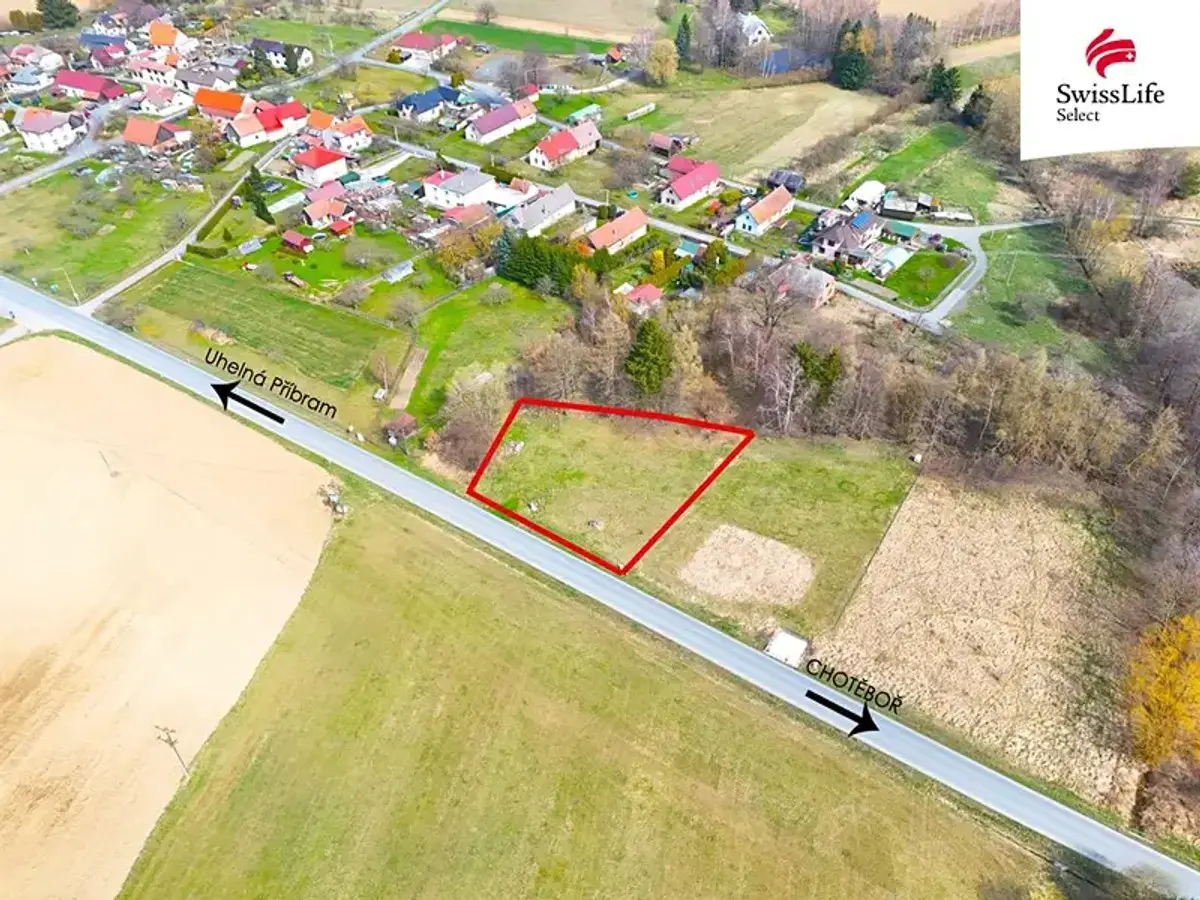 Prodej pozemku 1328 m², Hubáčkova · Chotěboř