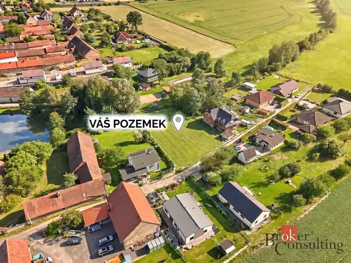 Prodej pozemku 1358 m², Útušice · okres Plzeň-jih