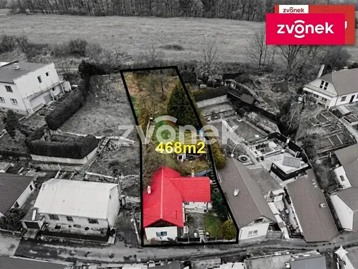Prodej pozemku 468 m², Hlubočina · Louky · Zlín