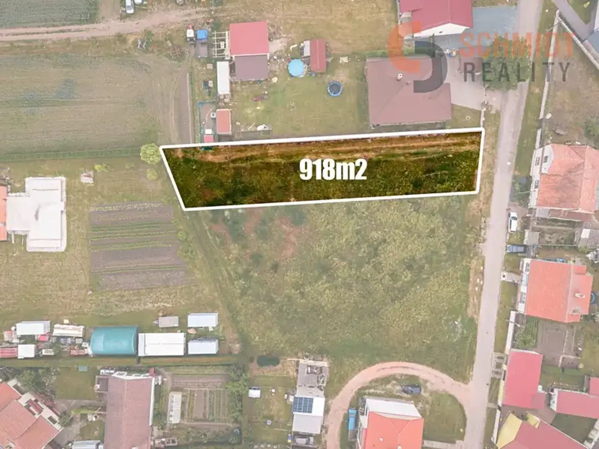 Prodej pozemku 918 m², Větrná · Březí u Mikulova · Březí