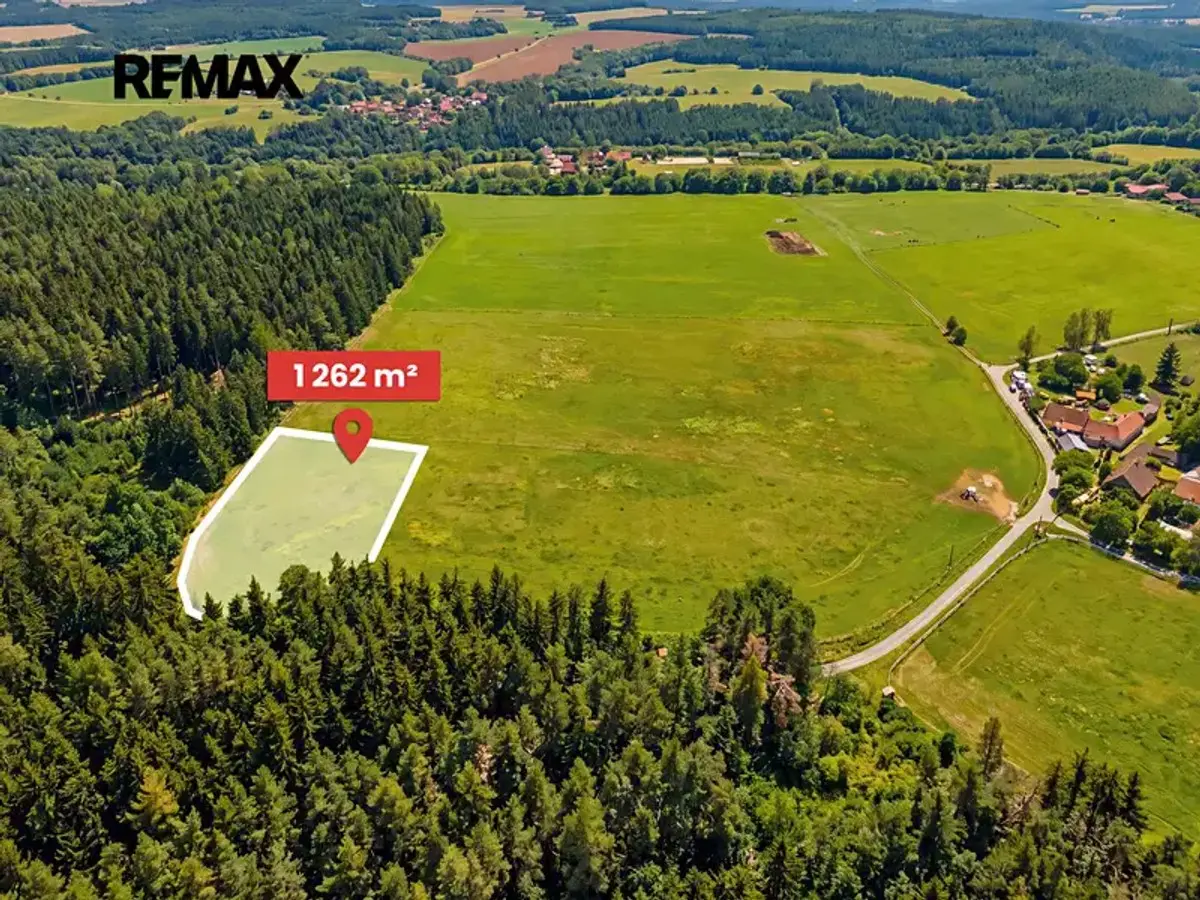 Prodej pozemku 1262 m², Albrechtice nad Vltavou