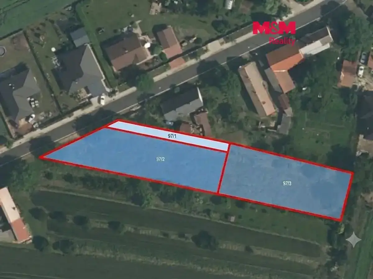 Prodej pozemku 1308 m², Martiněves · okres Litoměřice