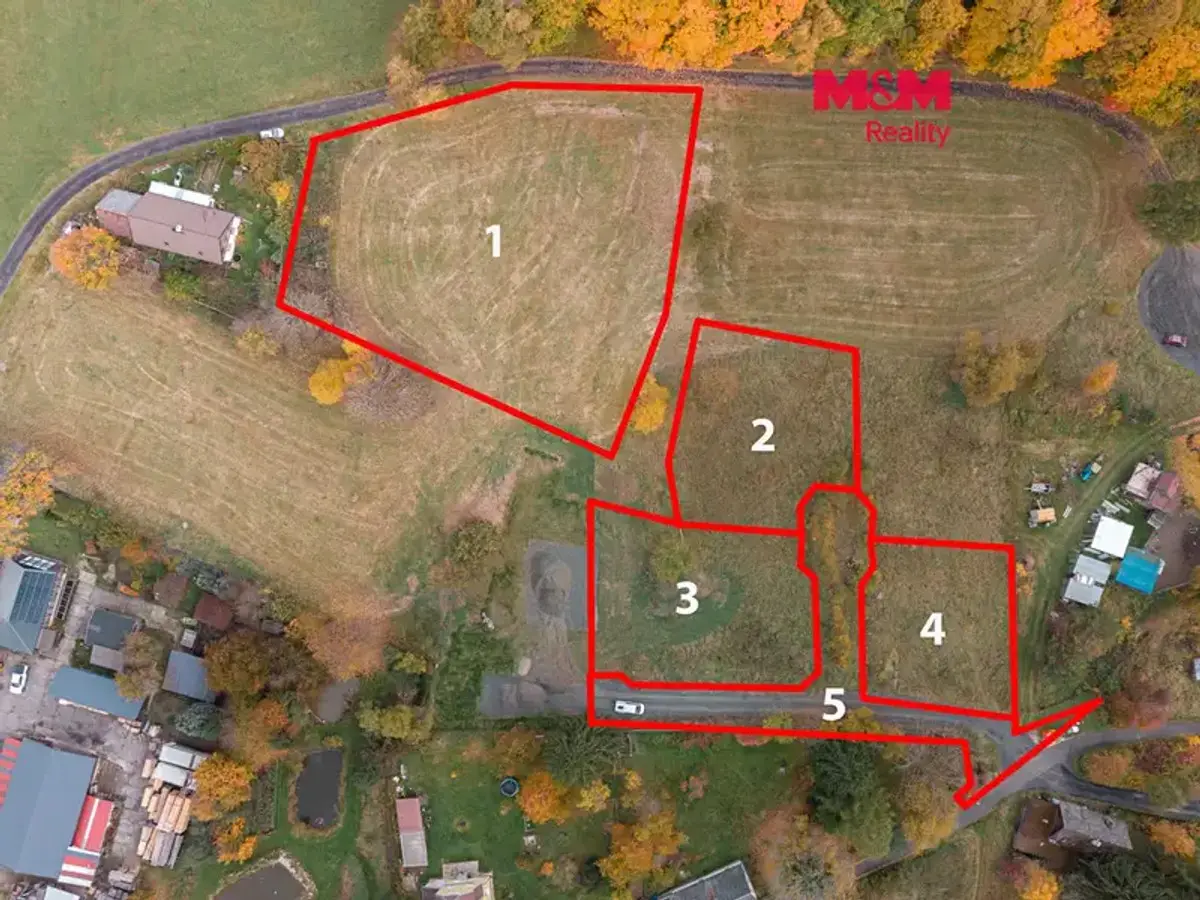 Prodej pozemku 770 m², Podhradí · okres Cheb