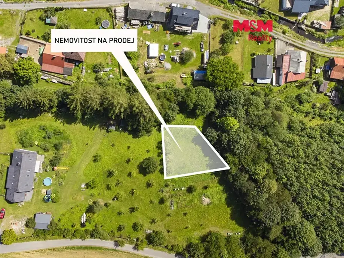 Prodej pozemku 701 m², Krouna · okres Chrudim