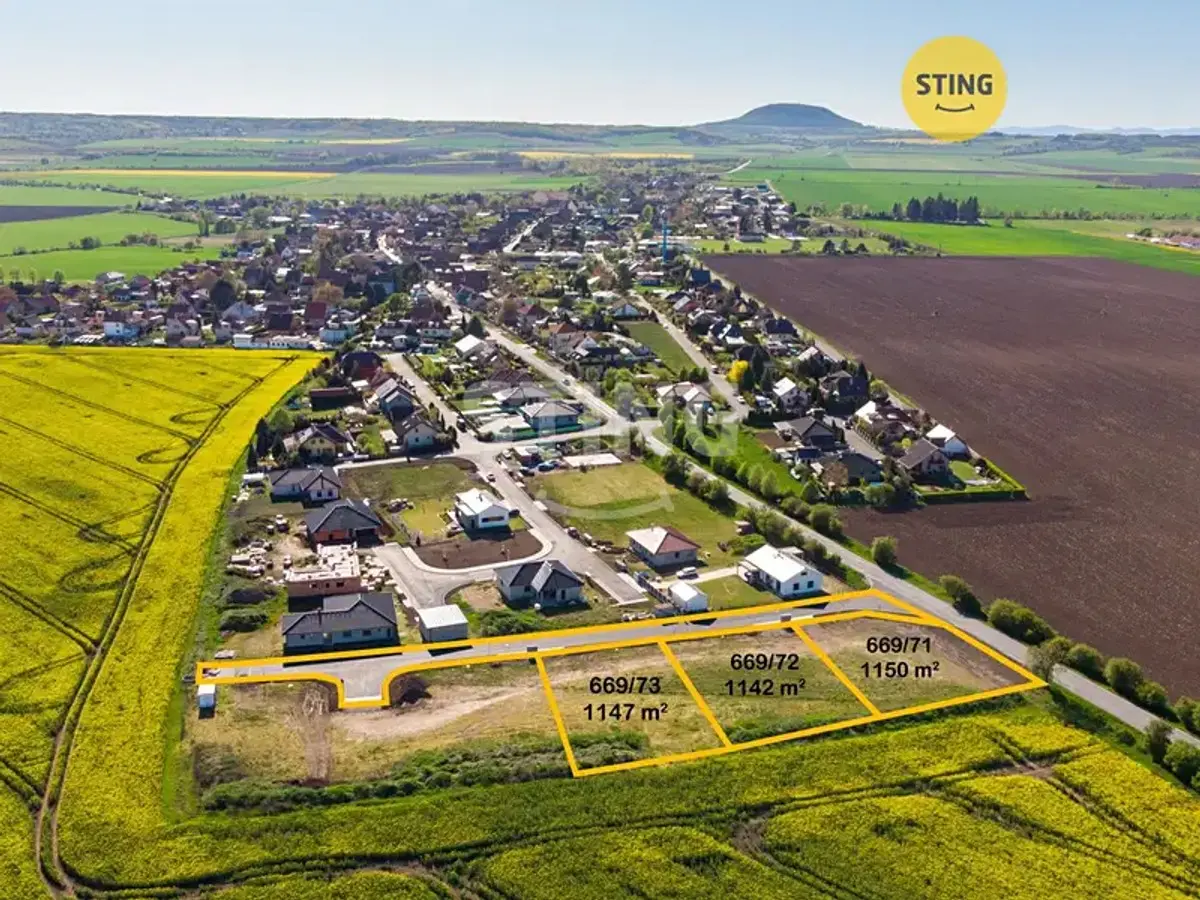Prodej pozemku 1147 m², Cítov · okres Mělník