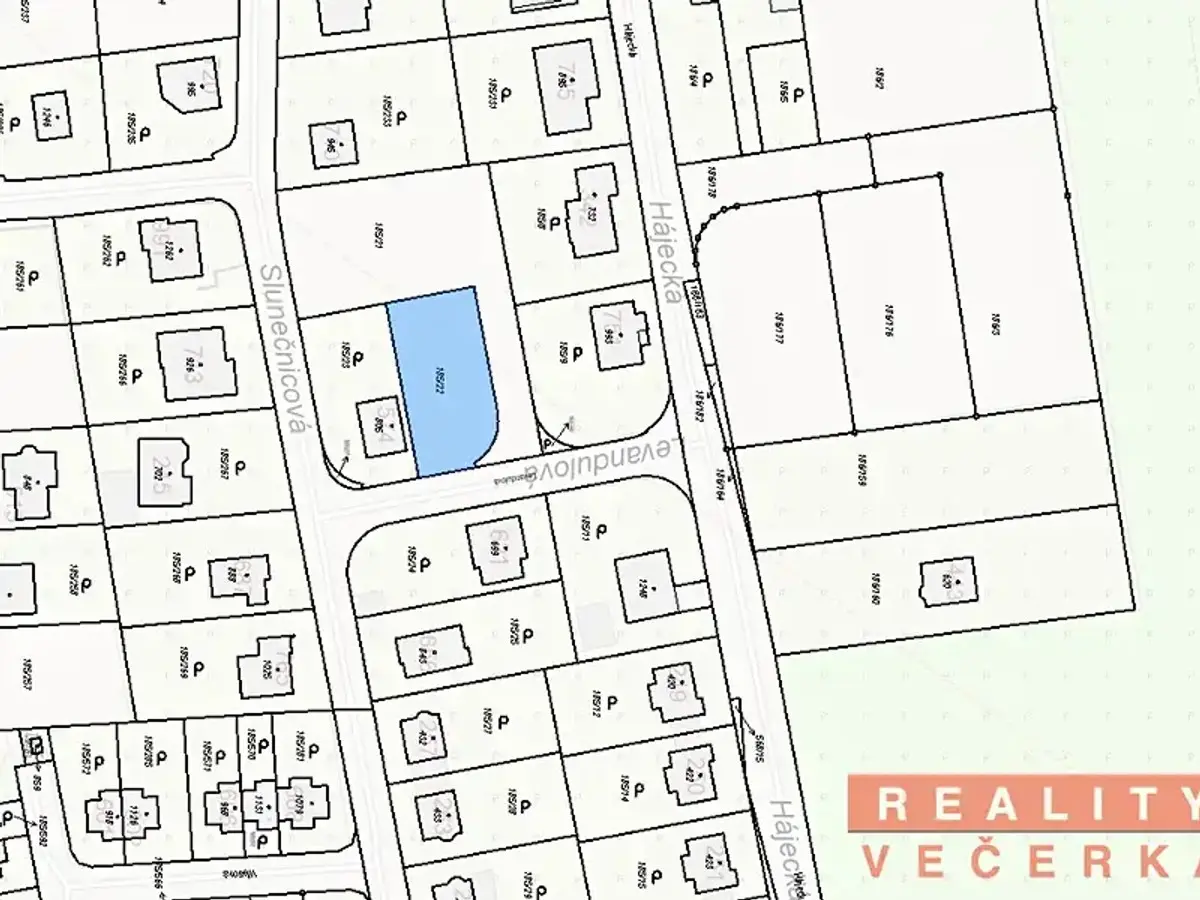 Prodej pozemku 640 m², Rudenská · Chýně