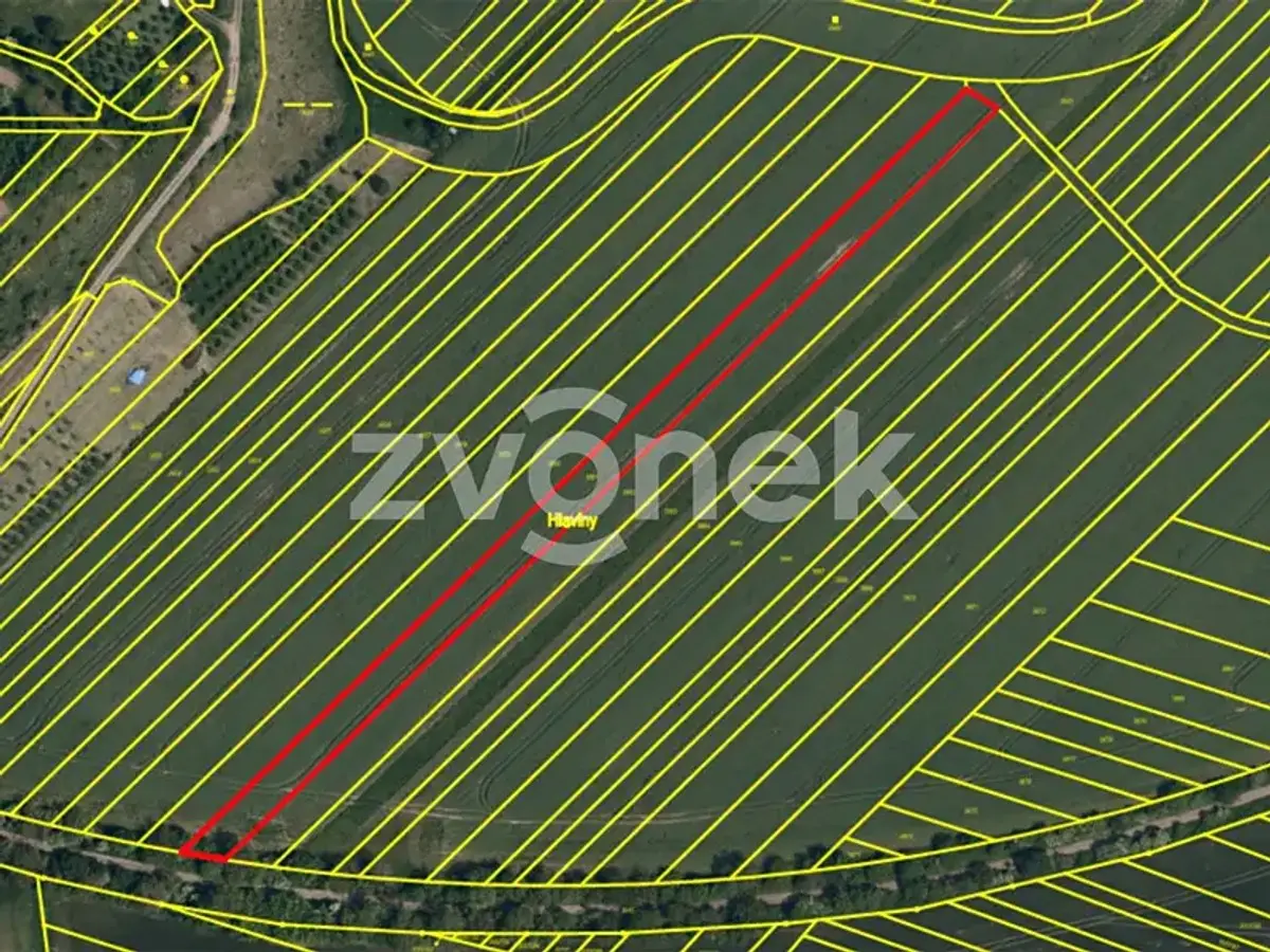 Prodej pozemku 4041 m², Uherské Hradiště · okres Uherské Hradiště