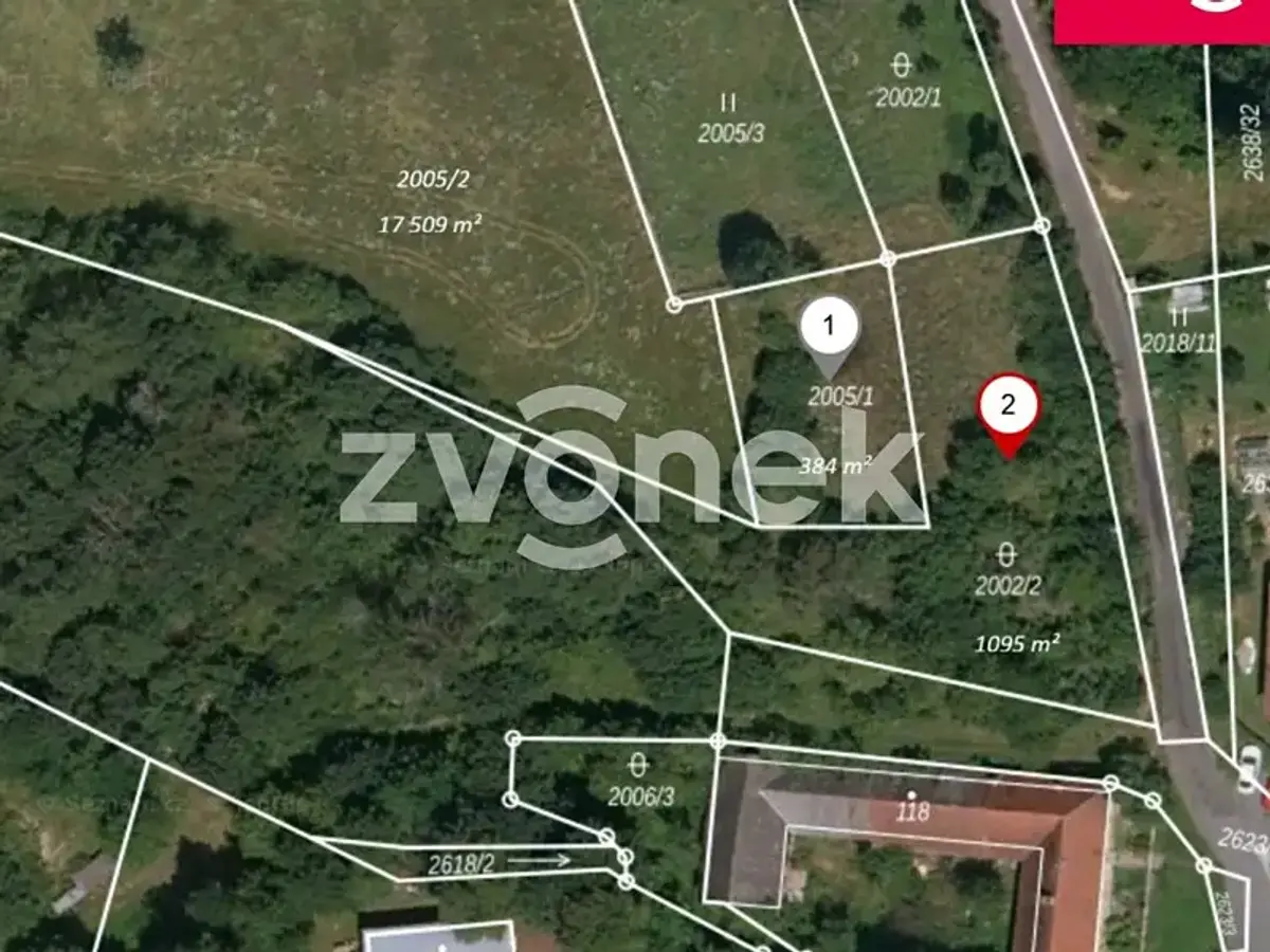 Prodej pozemku 1479 m², Ludkovice · okres Zlín