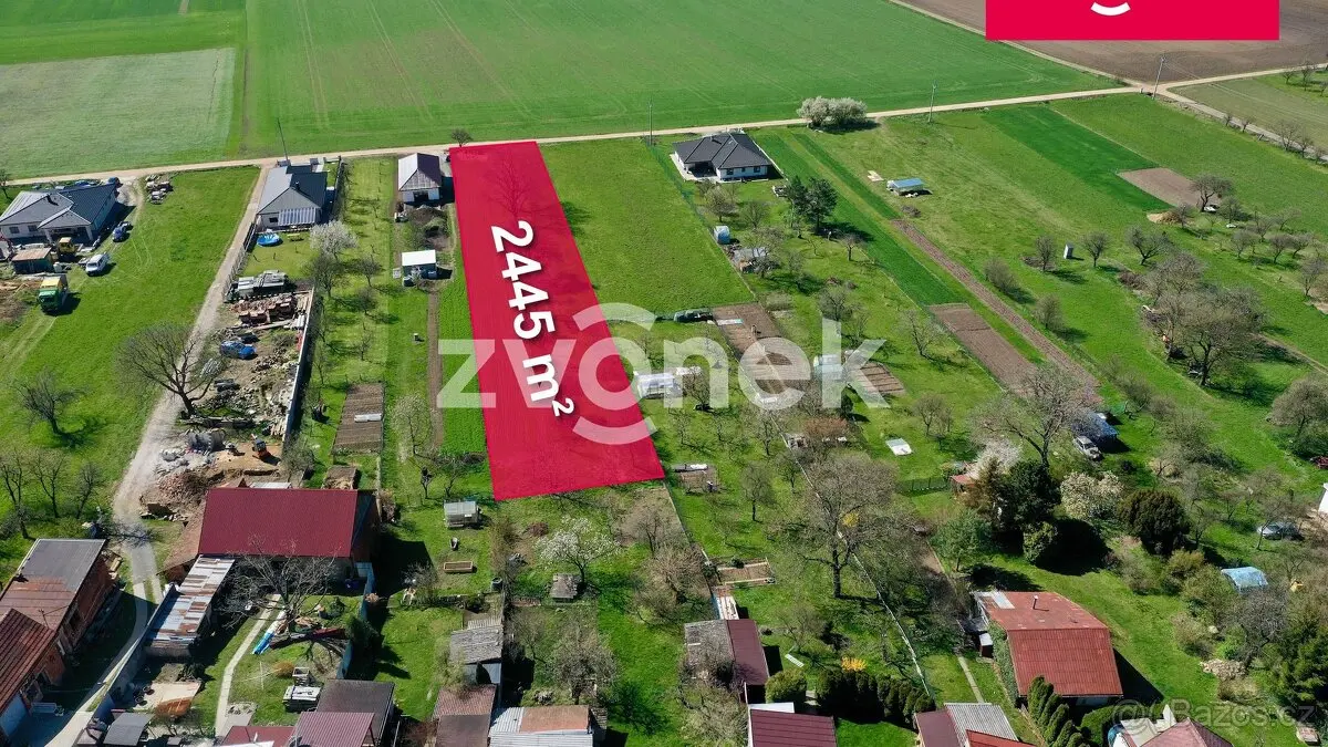Prodej pozemku 2445 m², Kroměříž · 769 01