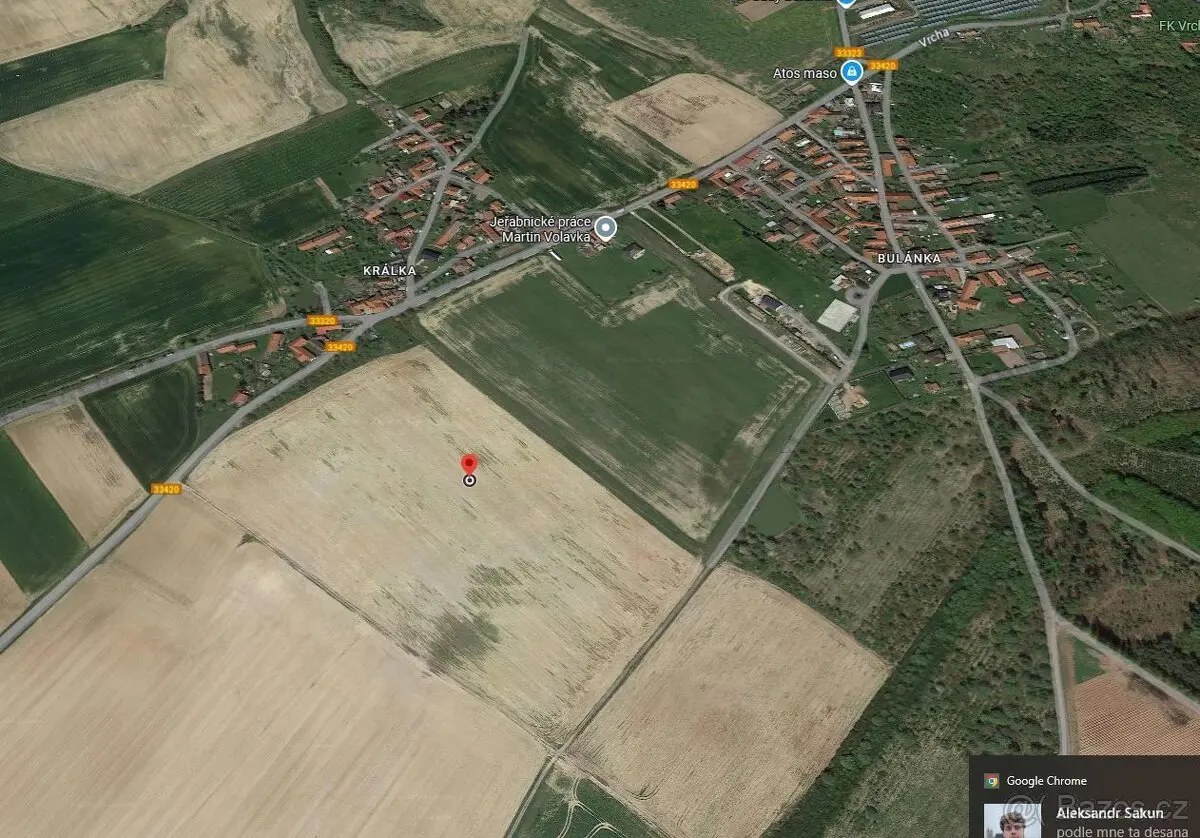 Prodej pozemku 4496 m², Kostelec nad Černými lesy