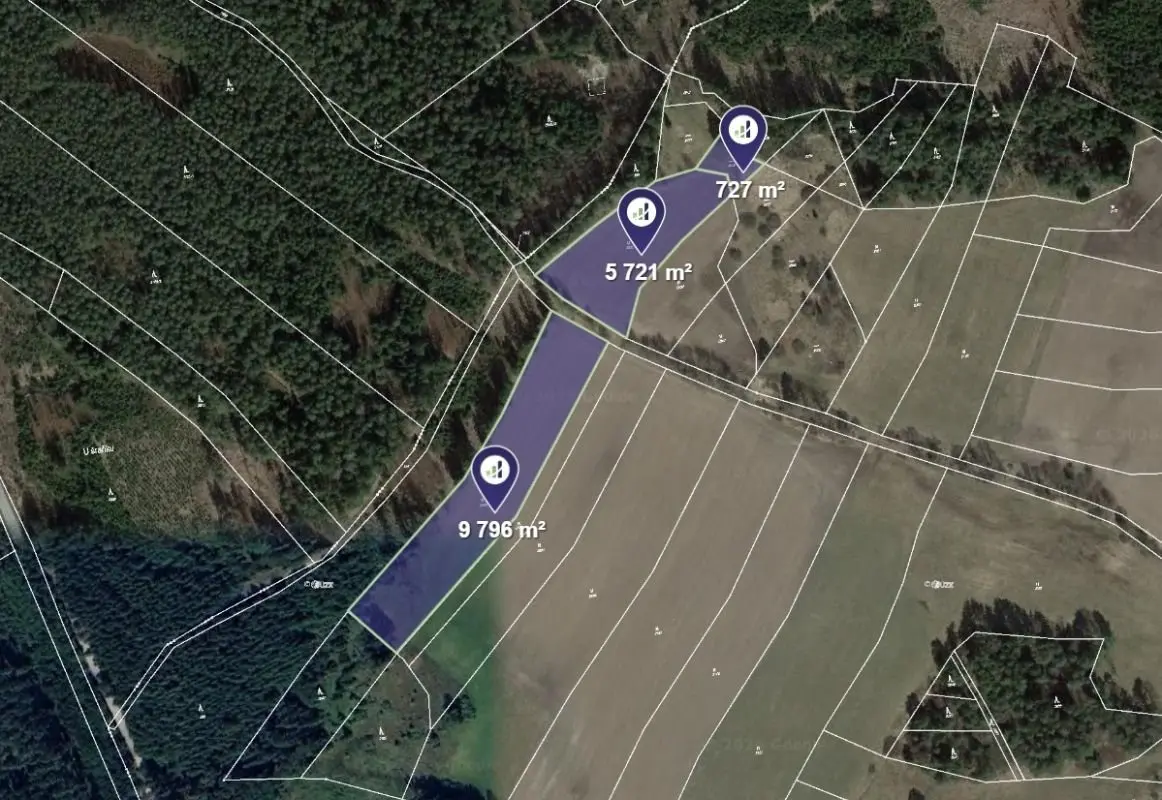 Prodej pozemku 16244 m², Jindřichův Hradec