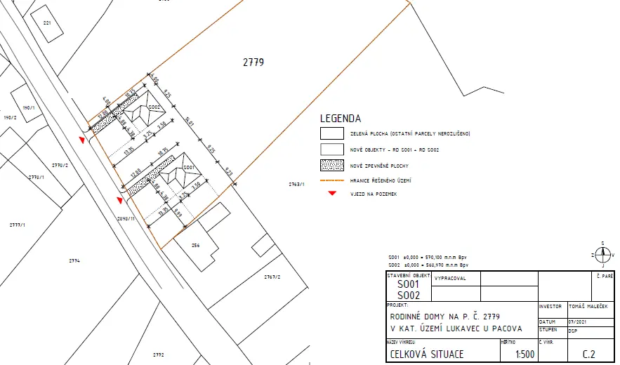 Prodej pozemku 4446 m², Pelhřimov · 395 01