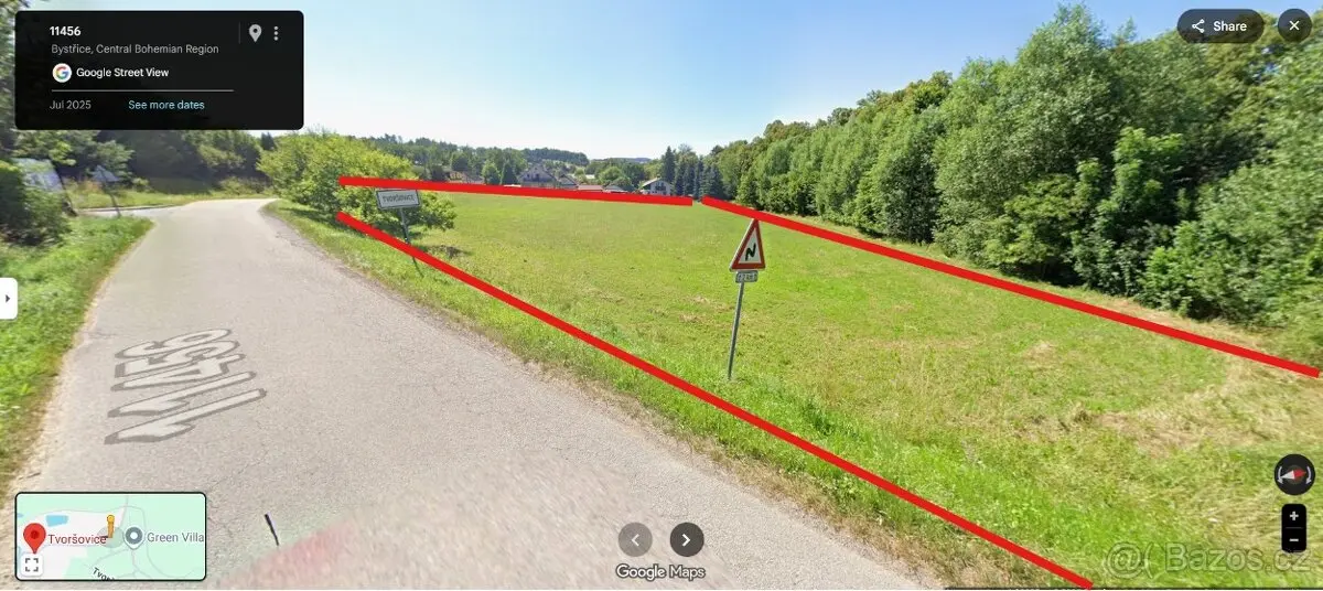 Pronájem pozemku 7000 m², Benešov · 256 01