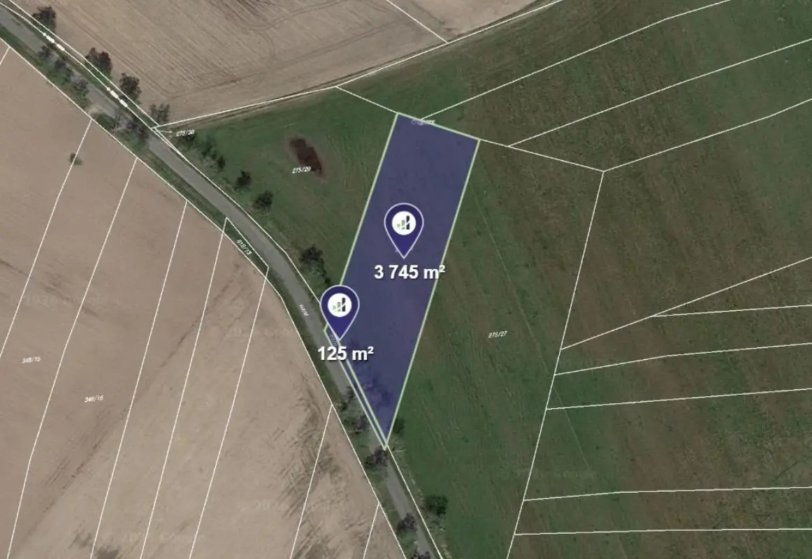 Prodej pozemku 1481 m², Hlavečník