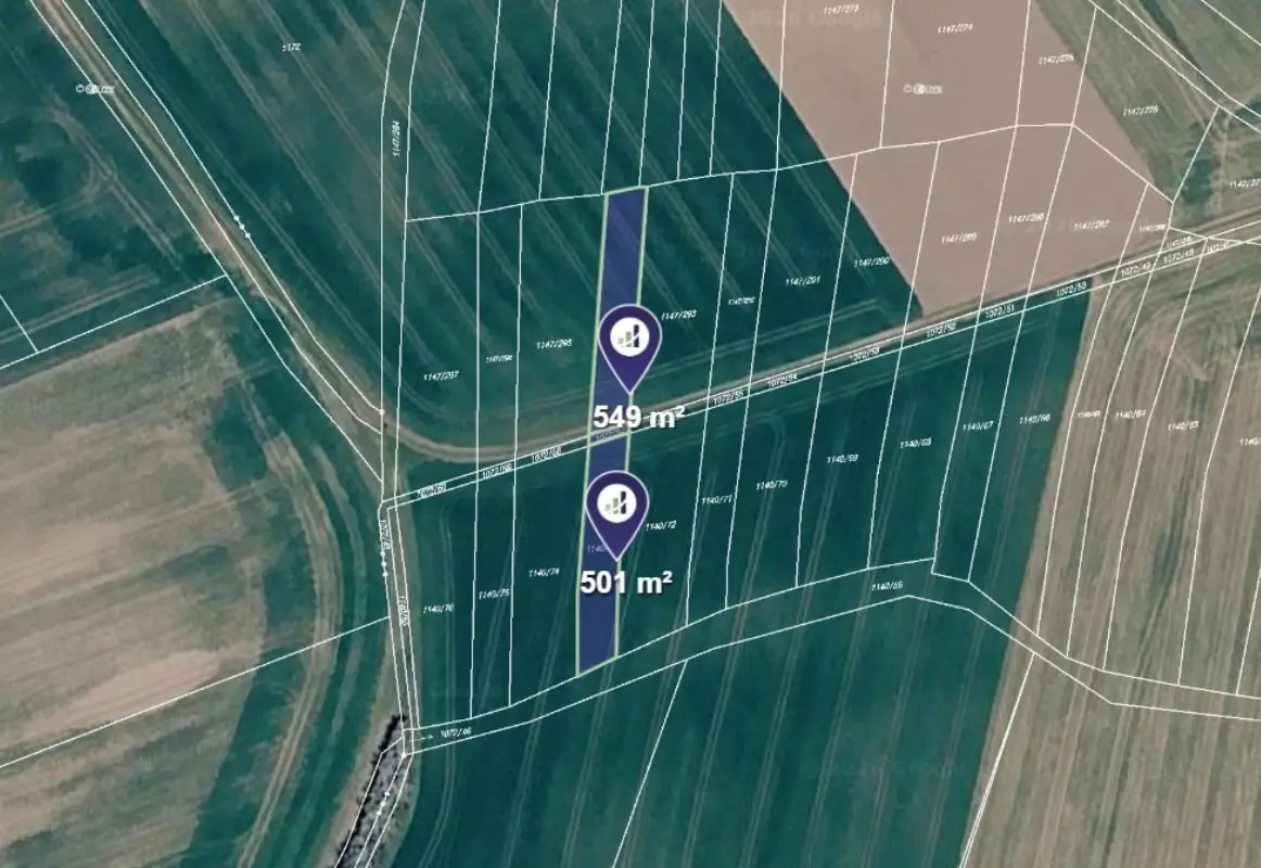 Prodej pozemku 1050 m², Vyškov · 683 33