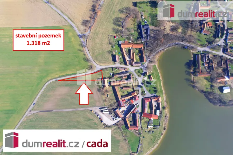 Prodej pozemku 1318 m², Vlhlavy · Sedlec