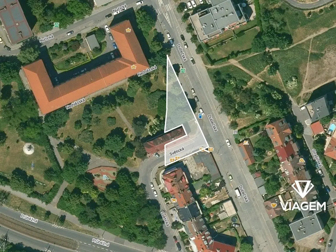 Prodej pozemku 848 m², Strašnice