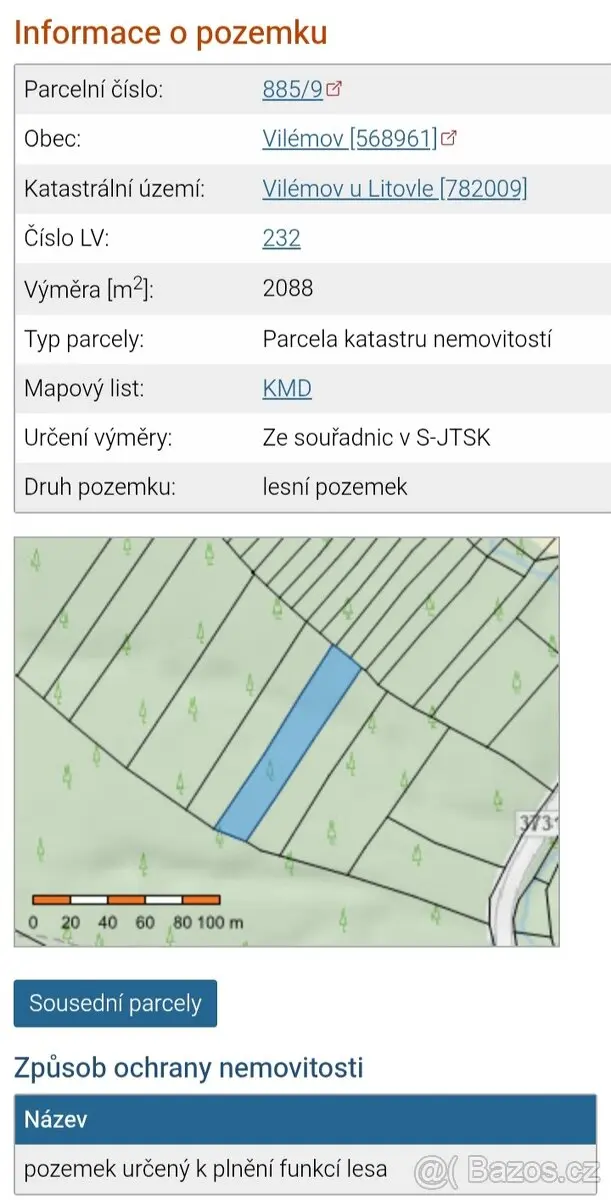 Prodej pozemku 2088 m², Olomouc · 783 22