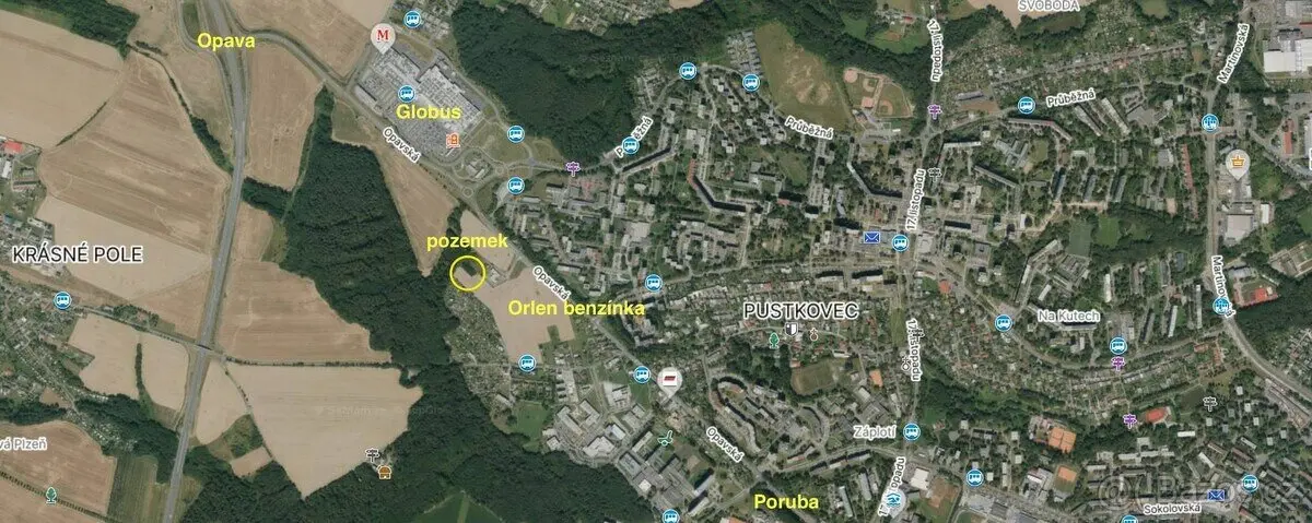 Prodej pozemku 3299 m², Moravská Ostrava · Ostrava