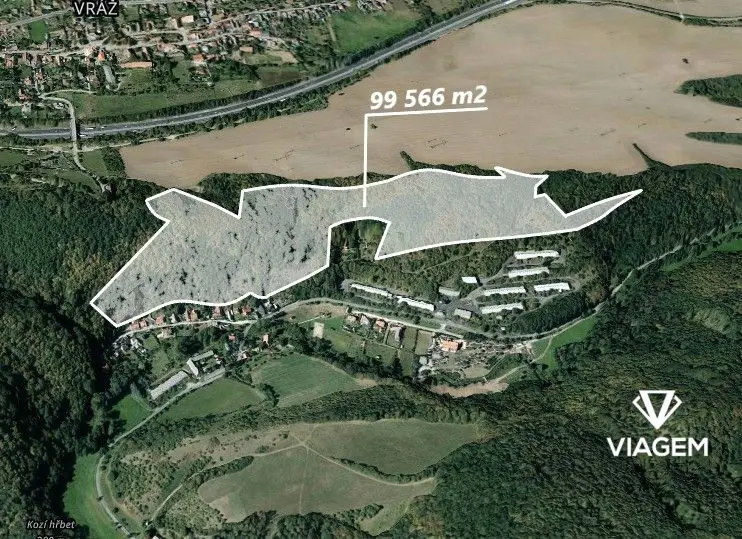Prodej pozemku 99566 m², Zavadilka · Beroun
