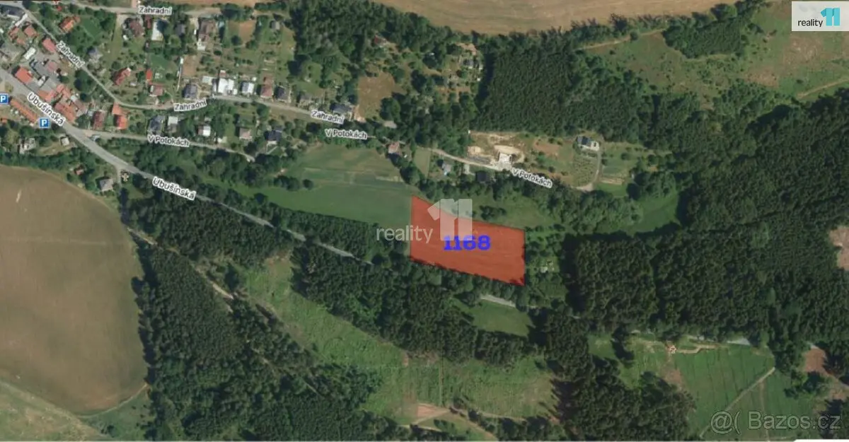 Prodej pozemku 11779 m², Trhonice · Jimramov