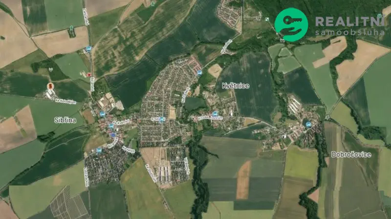 Prodej pozemku 4869 m², Sluštice