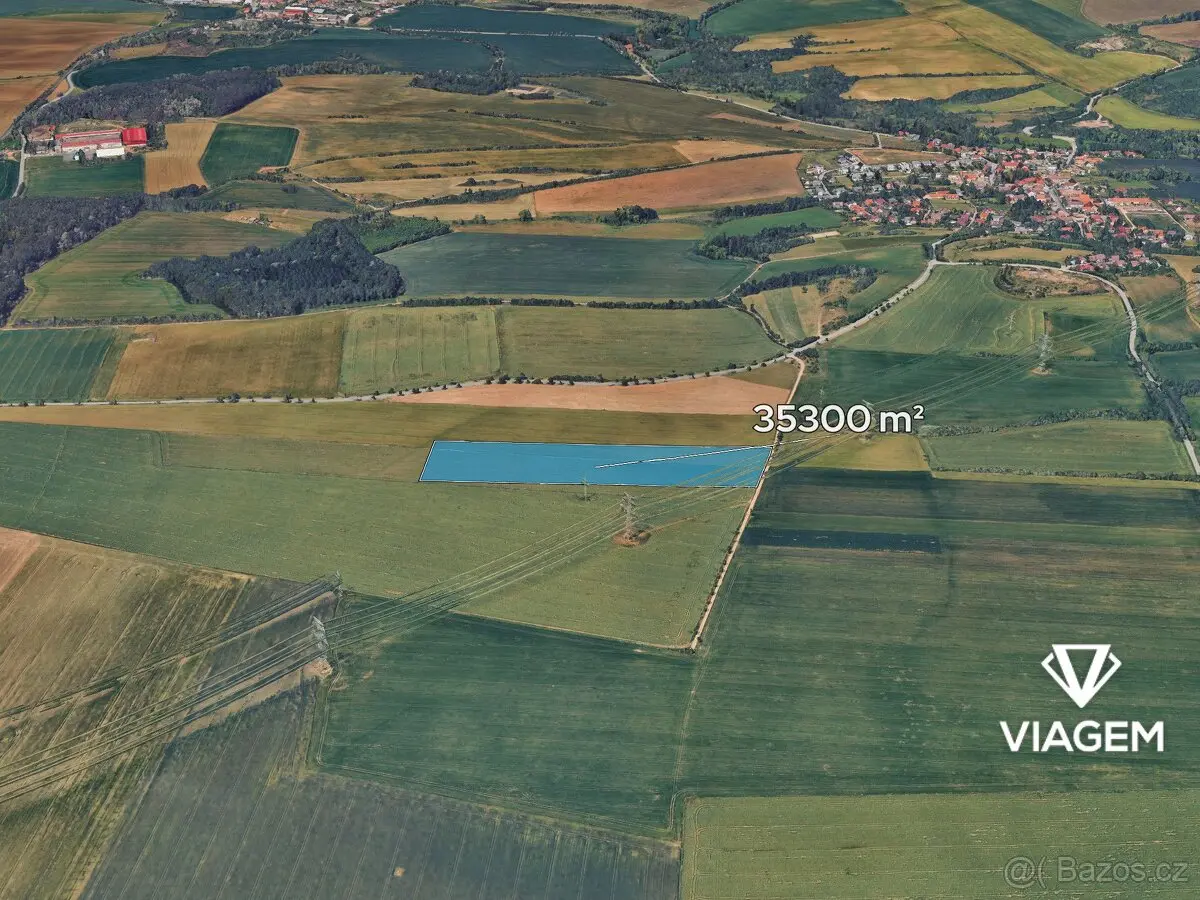Prodej pozemku 35300 m², Tachlovice