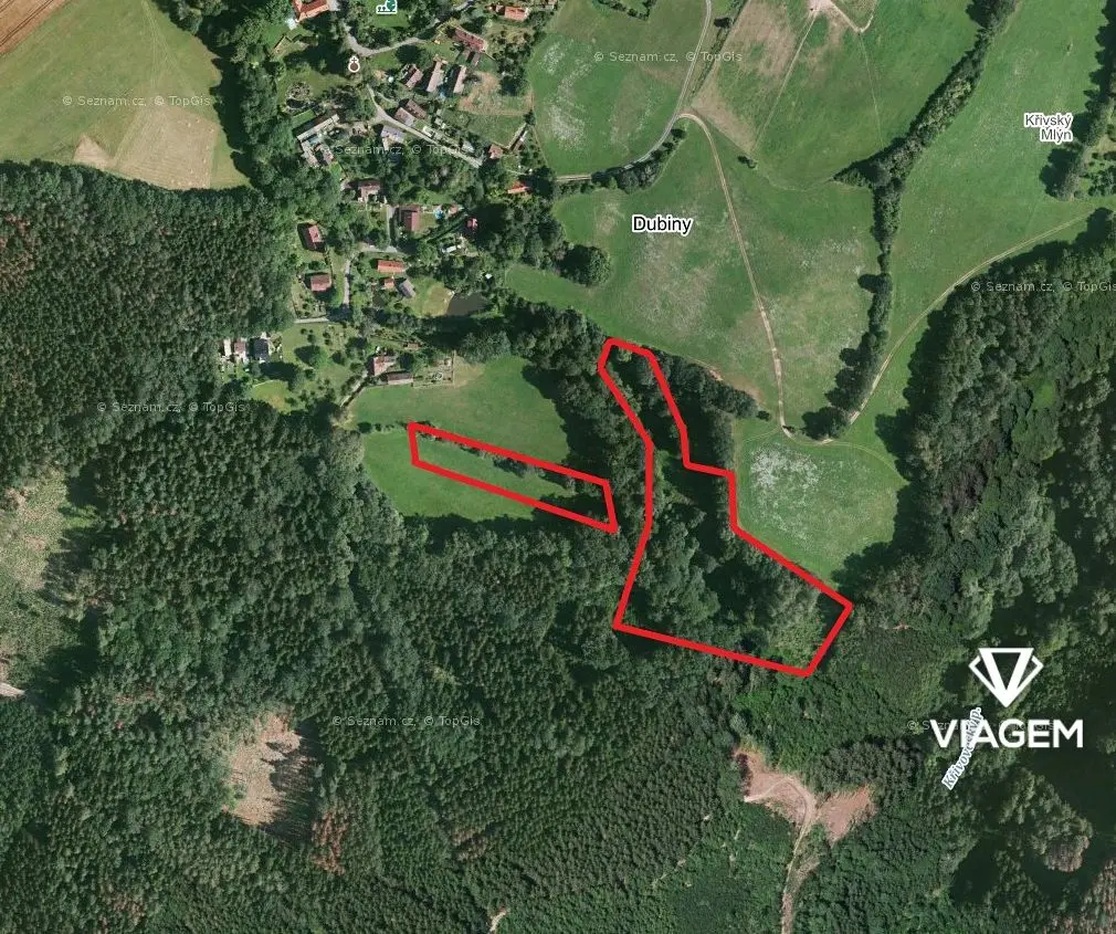 Prodej pozemku 12254 m², Velké Popovice