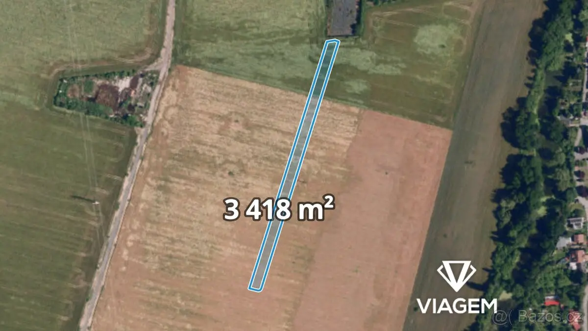 Prodej pozemku 3418 m², Tuřany · Brno