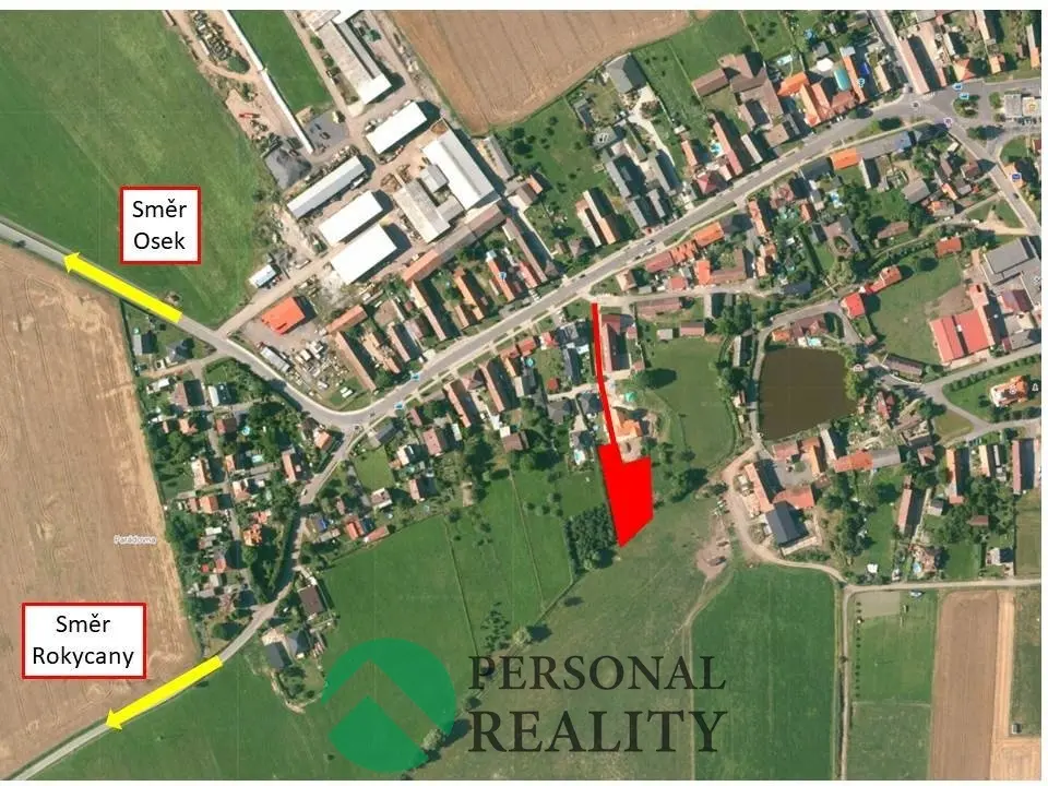 Prodej pozemku 1640 m², Rokycany · 338 22