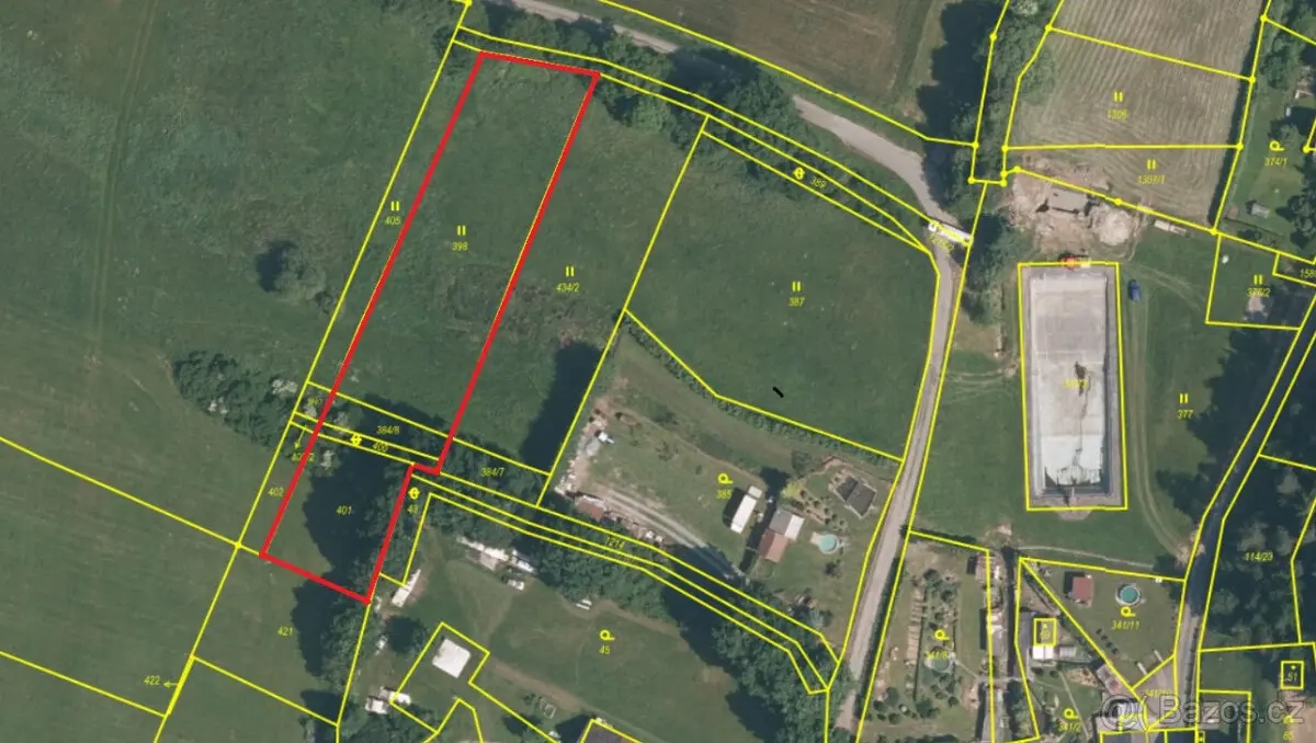 Prodej pozemku 2751 m², Čmelíny