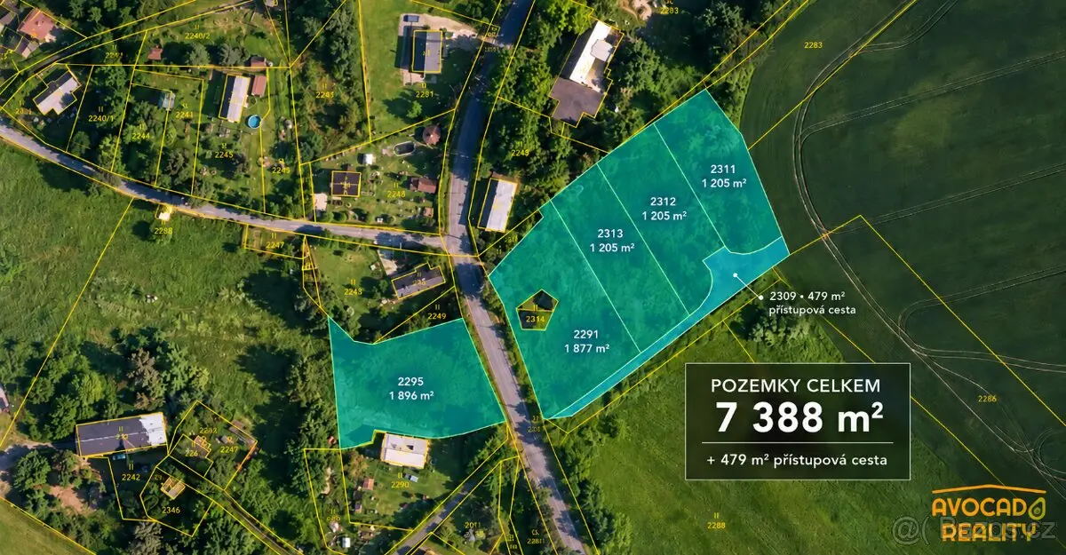 Prodej pozemku 1205 m², Liberec · 463 53
