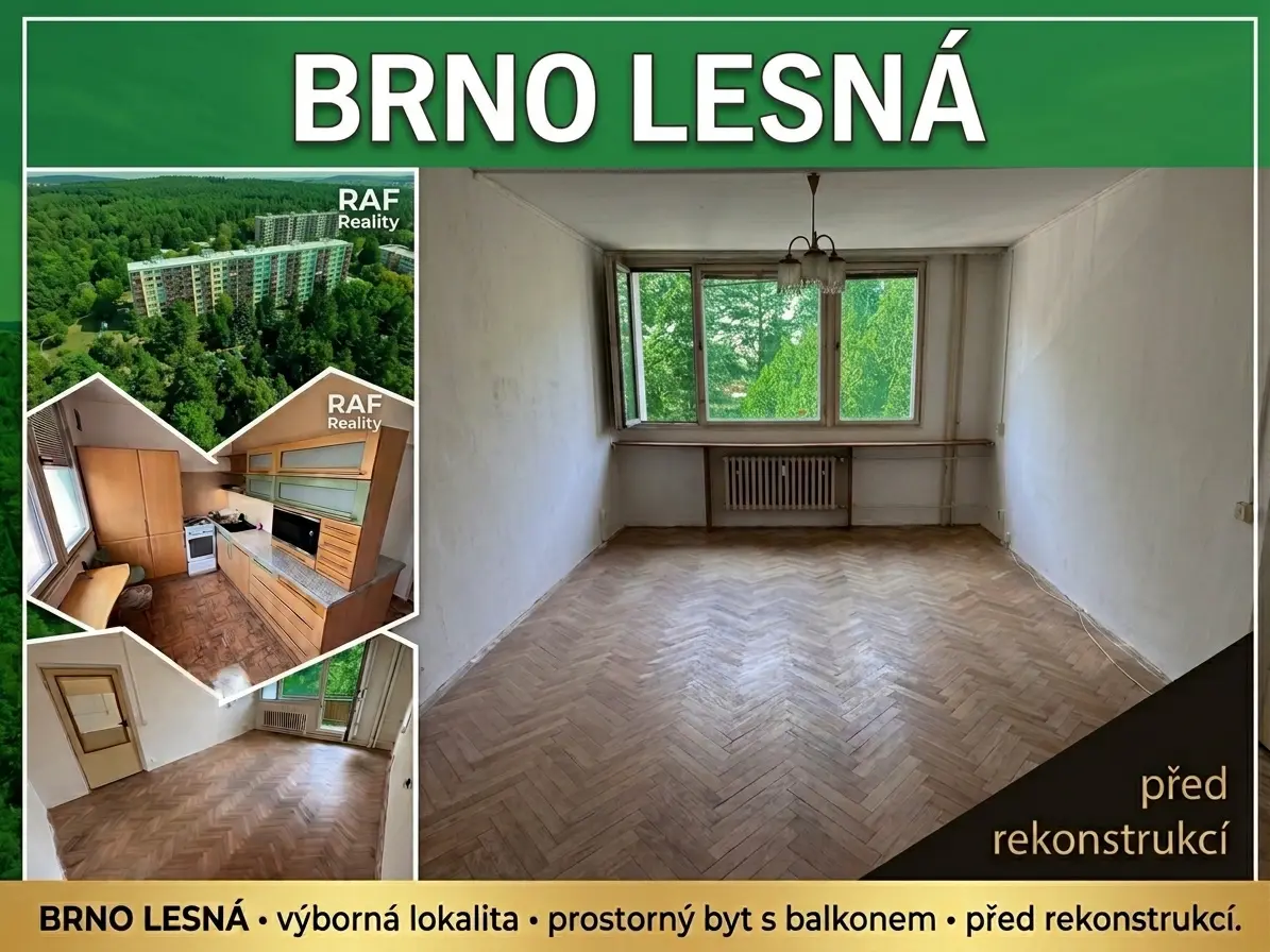 Prodej bytu 2+1 56 m², Královo Pole · Brno