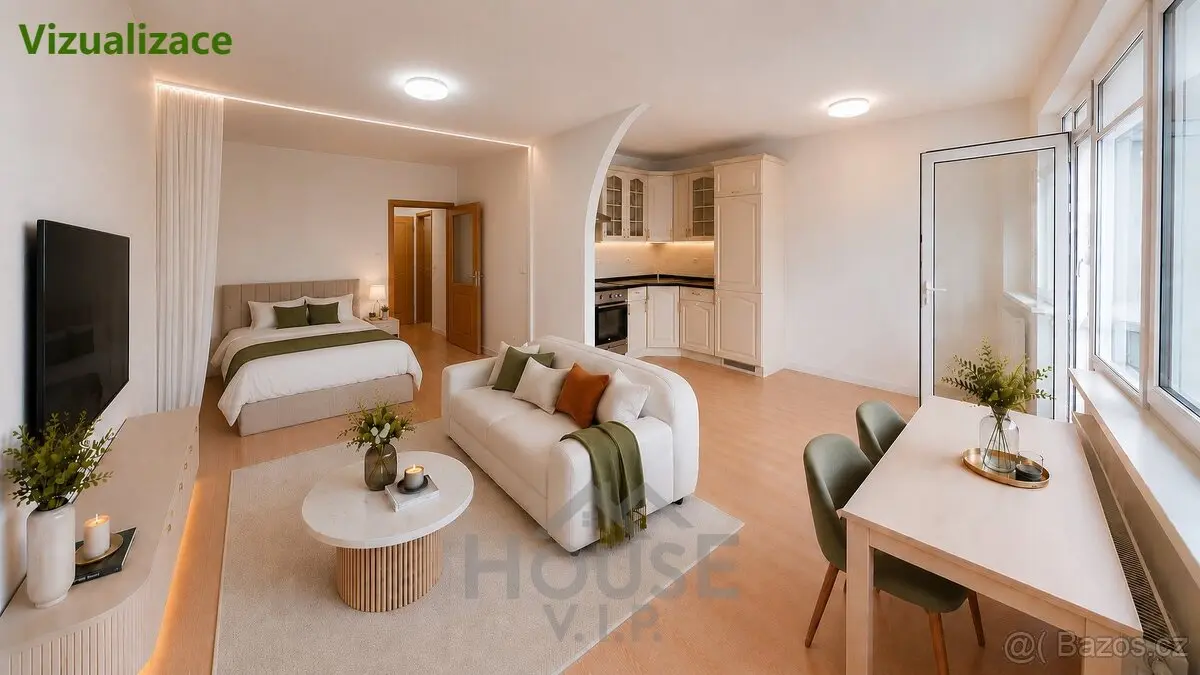 Prodej bytu 1+kk 45 m², Vysočany