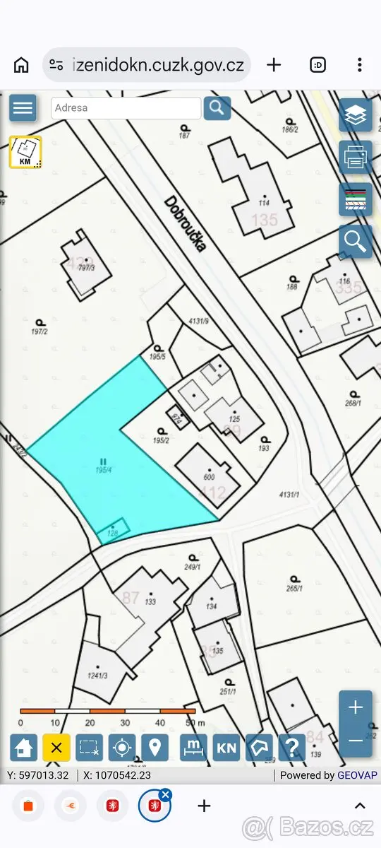 Prodej pozemku 1284 m², Ústí nad Orlicí · 561 51