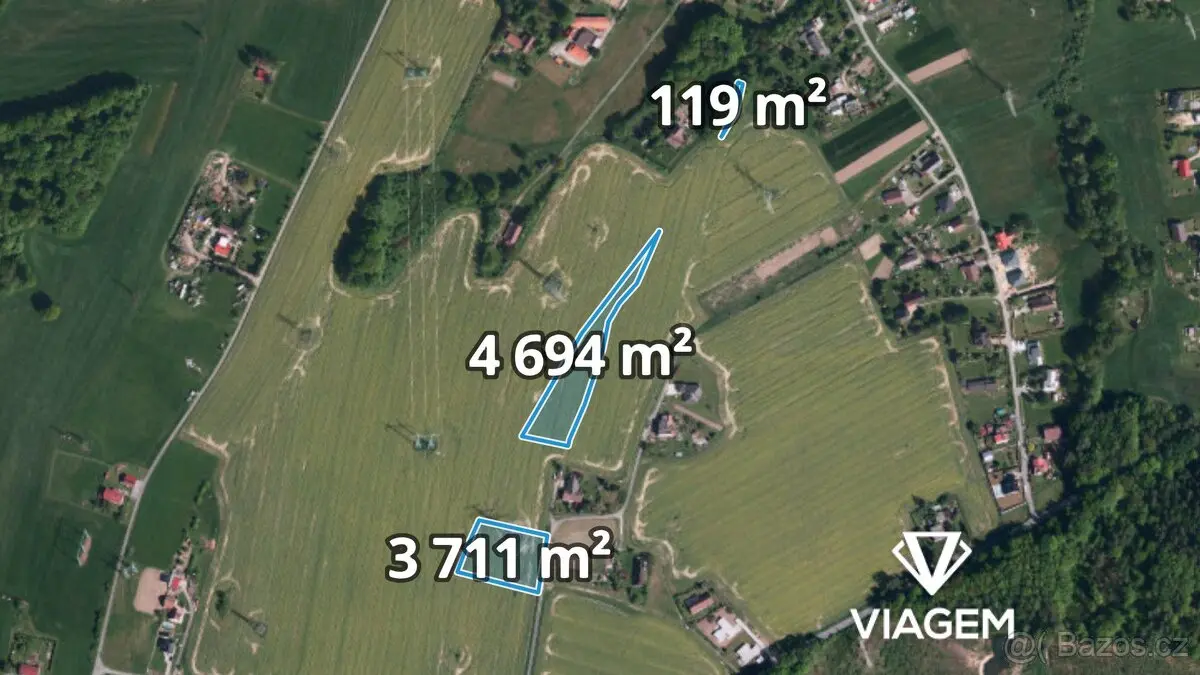 Prodej pozemku 8524 m², Dobrá u Frýdku-Místku · Dobrá
