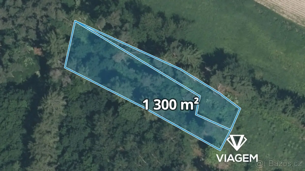 Prodej pozemku 1300 m², Písek · 399 01