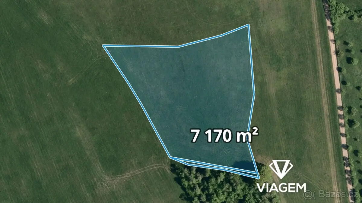 Prodej pozemku 7170 m², Zlín · 763 12