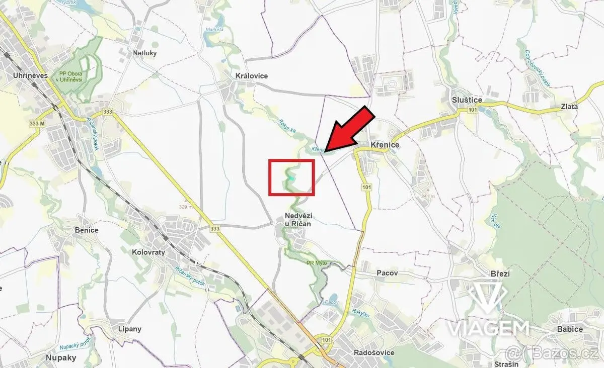 Prodej pozemku 2626 m², Kolovraty
