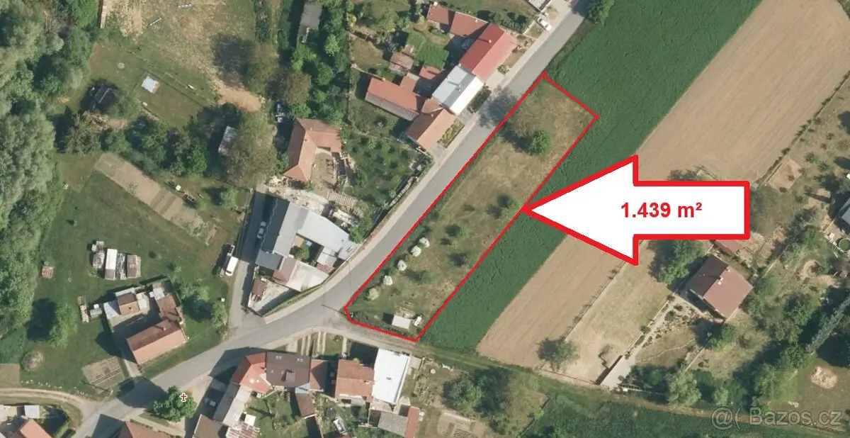 Prodej pozemku 1400 m², Kroměříž