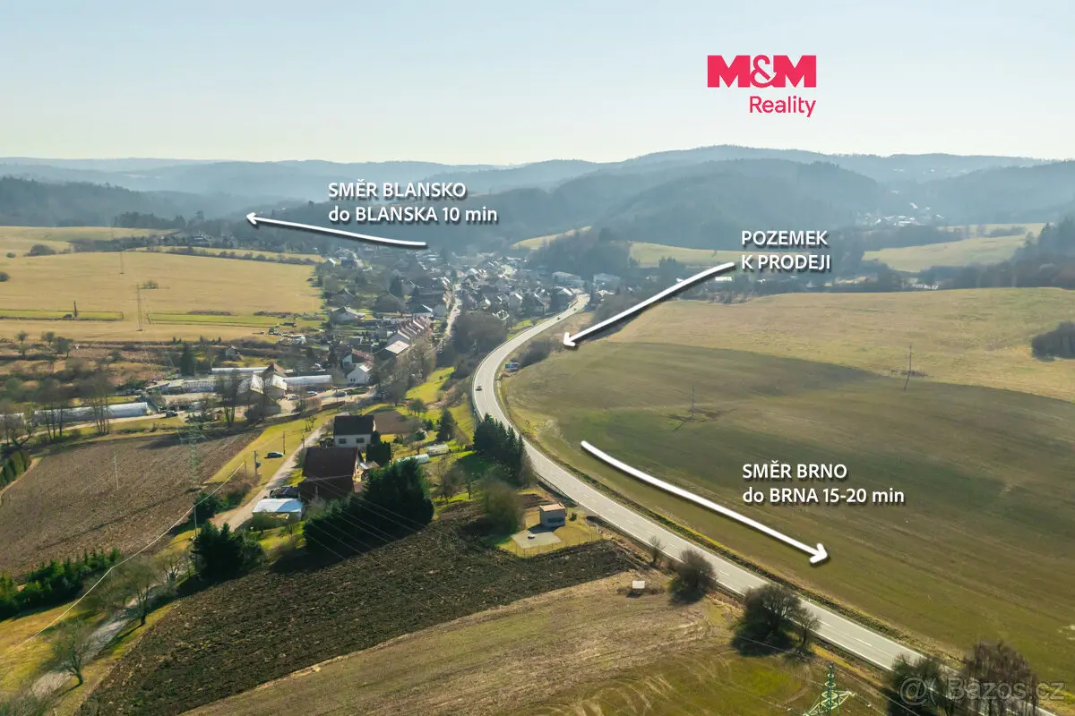 Prodej pozemku 4491 m², Blansko · 679 22