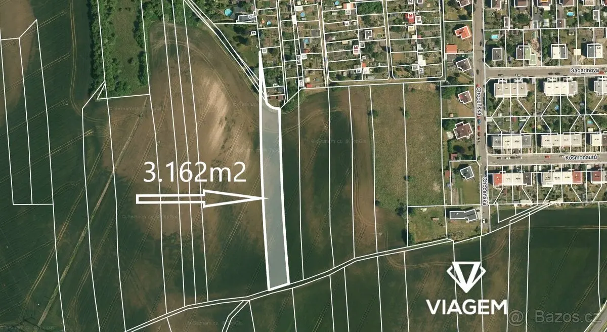Prodej pozemku 3162 m², Pardubice · 535 01